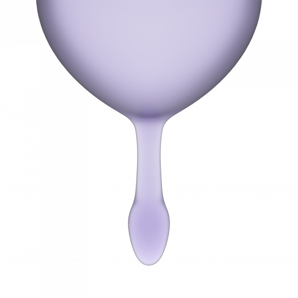SATISFYER - COPPA MESTRUALE FEEL GOOD VIOLA 15 + 20 ML