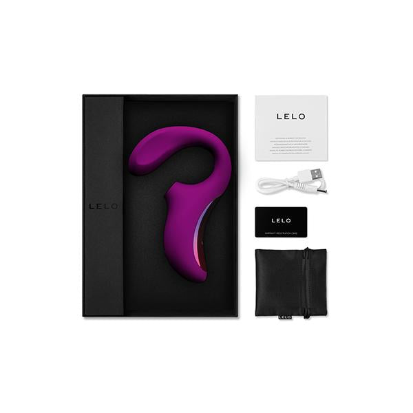 LELO - ENIGMA MASSAGGIATORE A DOPPIA ASPIRAZIONE ROSA PROFONDA