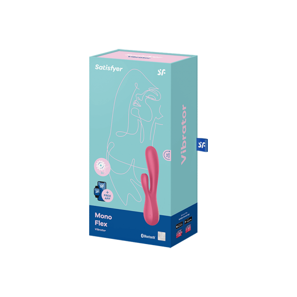 SATISFYER - MONO FLEX ROSSO CON APP