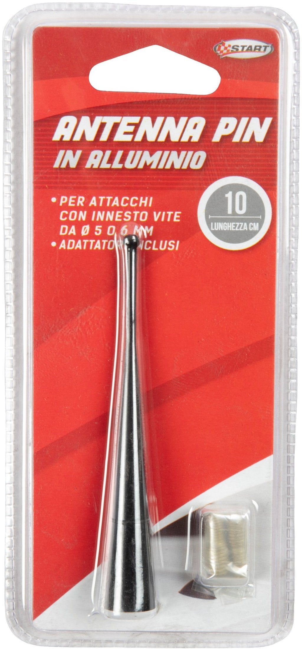 START Antenna Pin in Alluminio Accessorio Originale Uso Quotidiano Auto