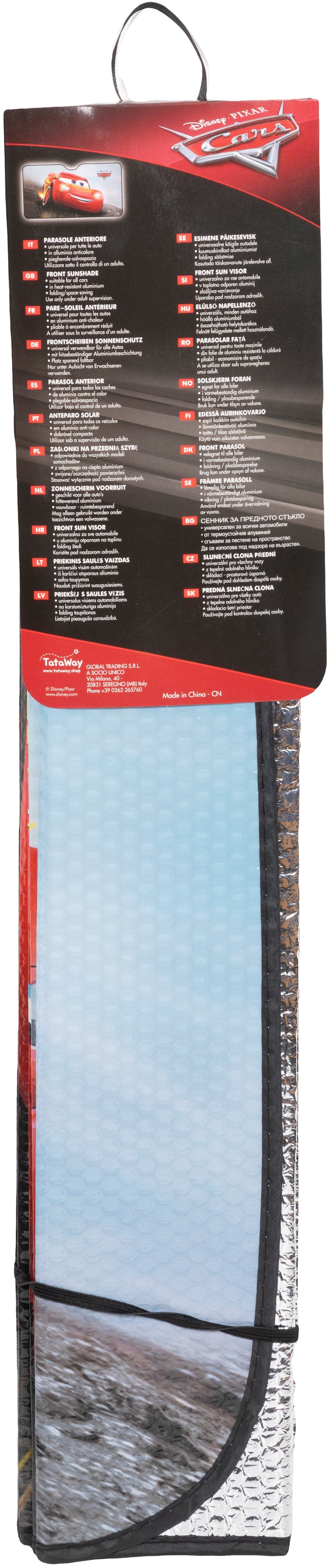 TATAWAY Parasole anteriore auto Disney Cars Saetta McQueen 130x70 cm ?