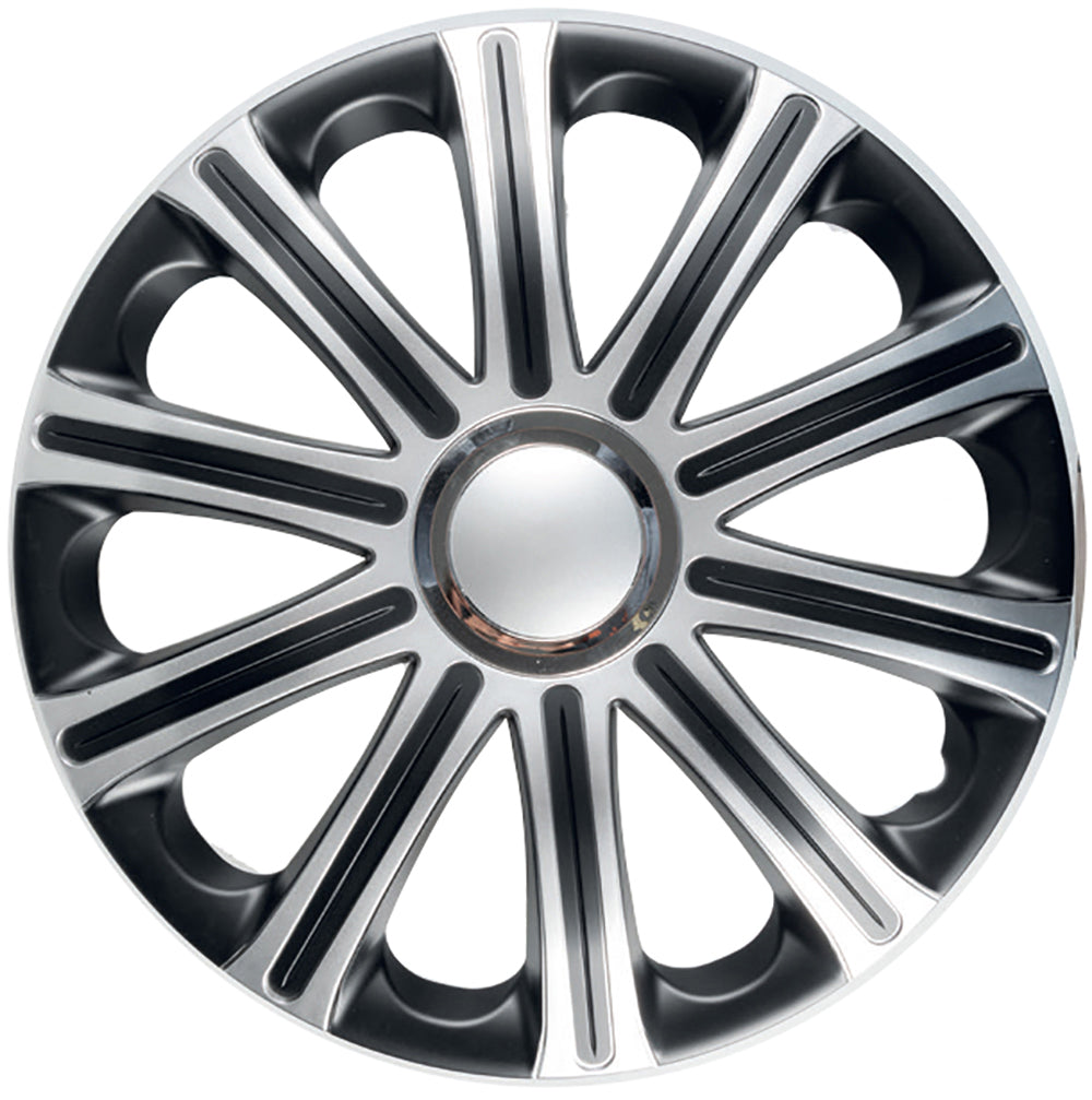 Borchie Set calotte auto Modena Ner/Grig 16" in scatola