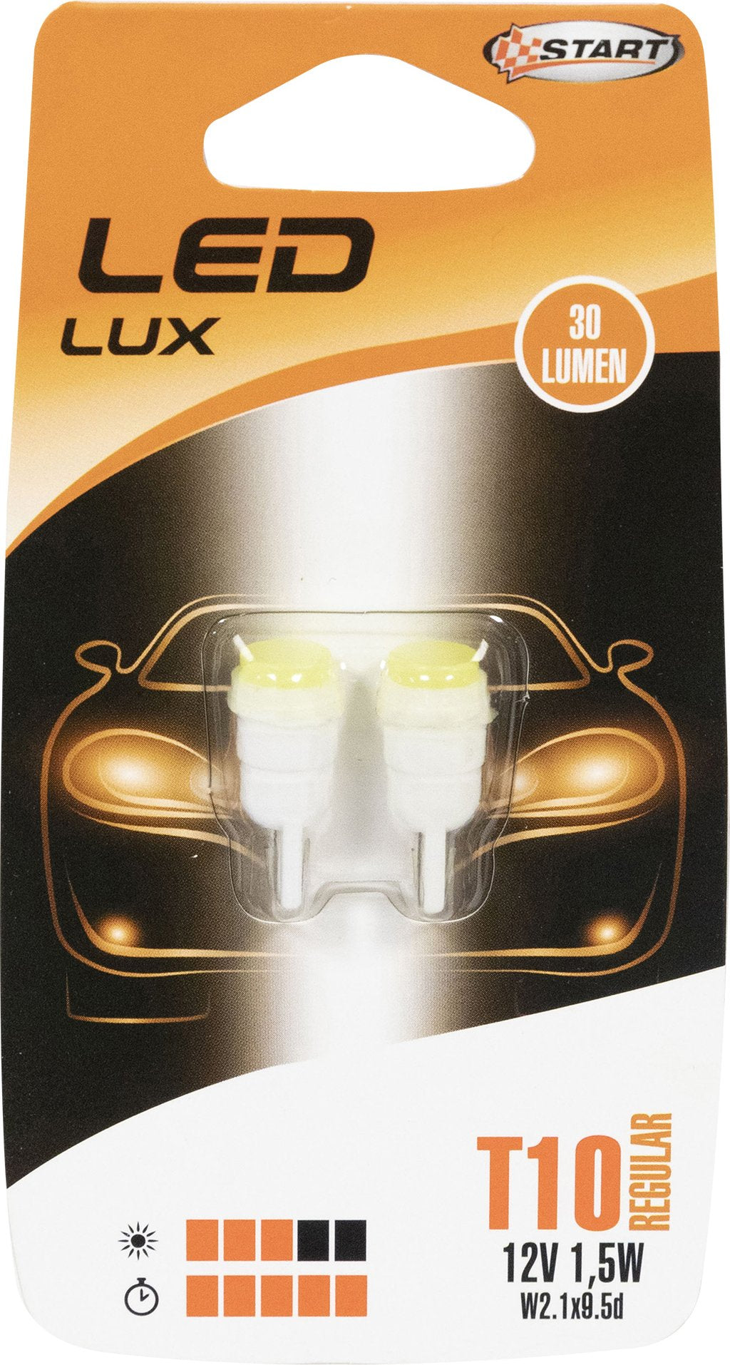 START Lampadine auto T10 Regular 12V 1 5W Accessorio Originale Resistente