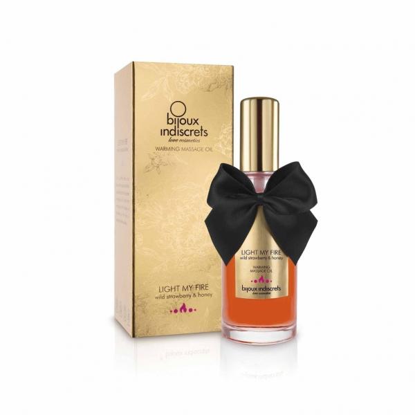 BIJOUX - OLIO DA MASSAGGIO EFFETTO CALDO AROMA FRAGOLA