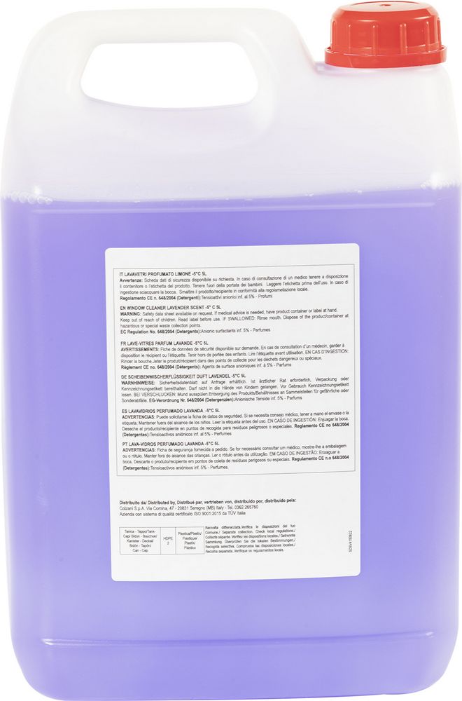 Liquido tergivetro profumato alla lavanda -5C 5L