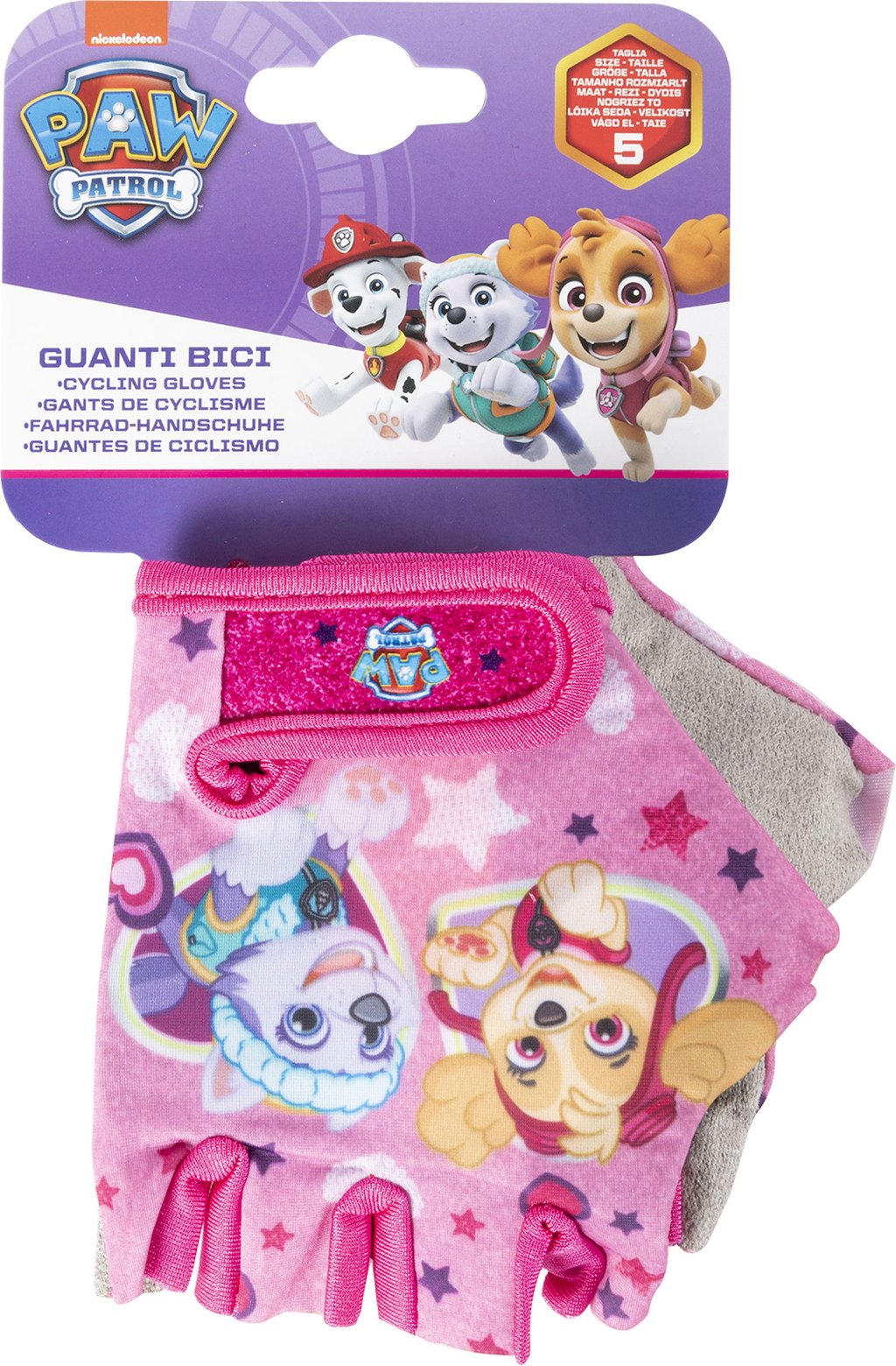 TATAWAY Coppia guanti bici Paw Patrol senza dita girl Accessorio Originale Auto