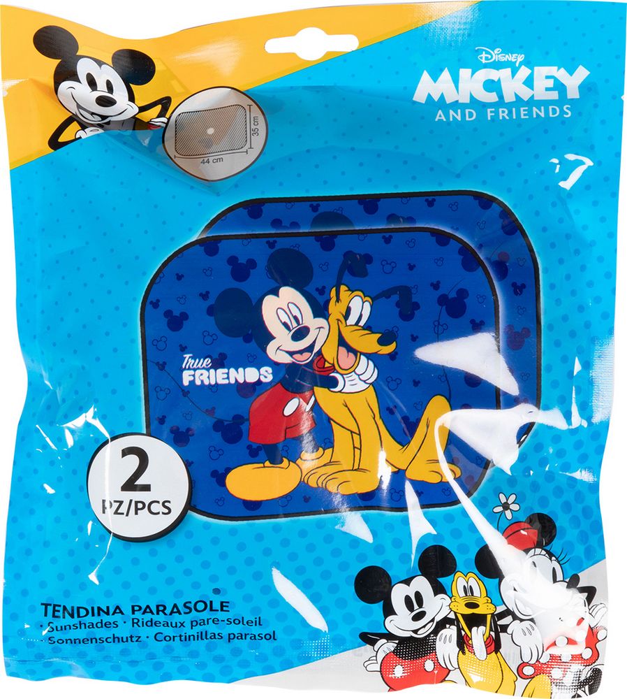 Tendine auto Mickey Mouse 44x35 cm Parasole bambini Topolino blu