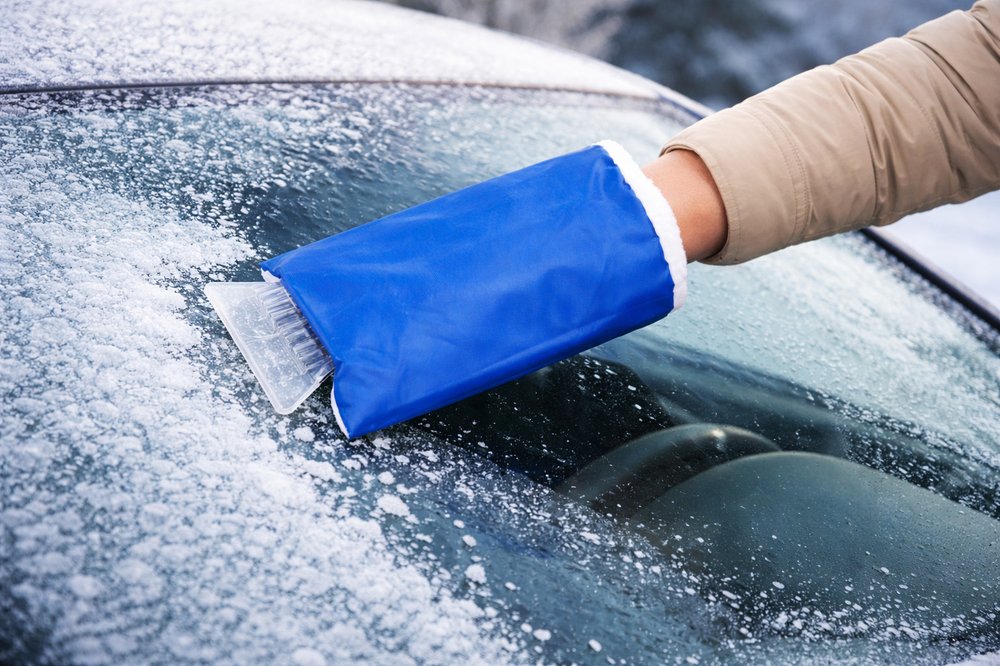 Guanto Raschiaghiaccio per Auto Protezione dal Freddo