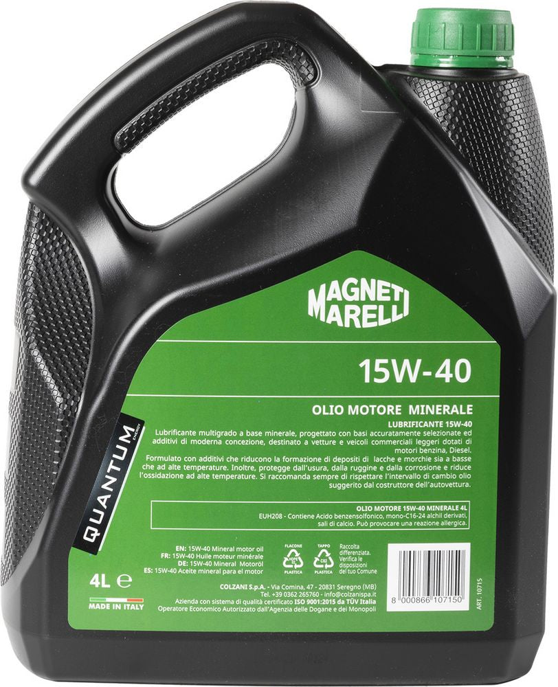 Quantum Energy Olio Marelli 15W40 4L Protezione Motore
