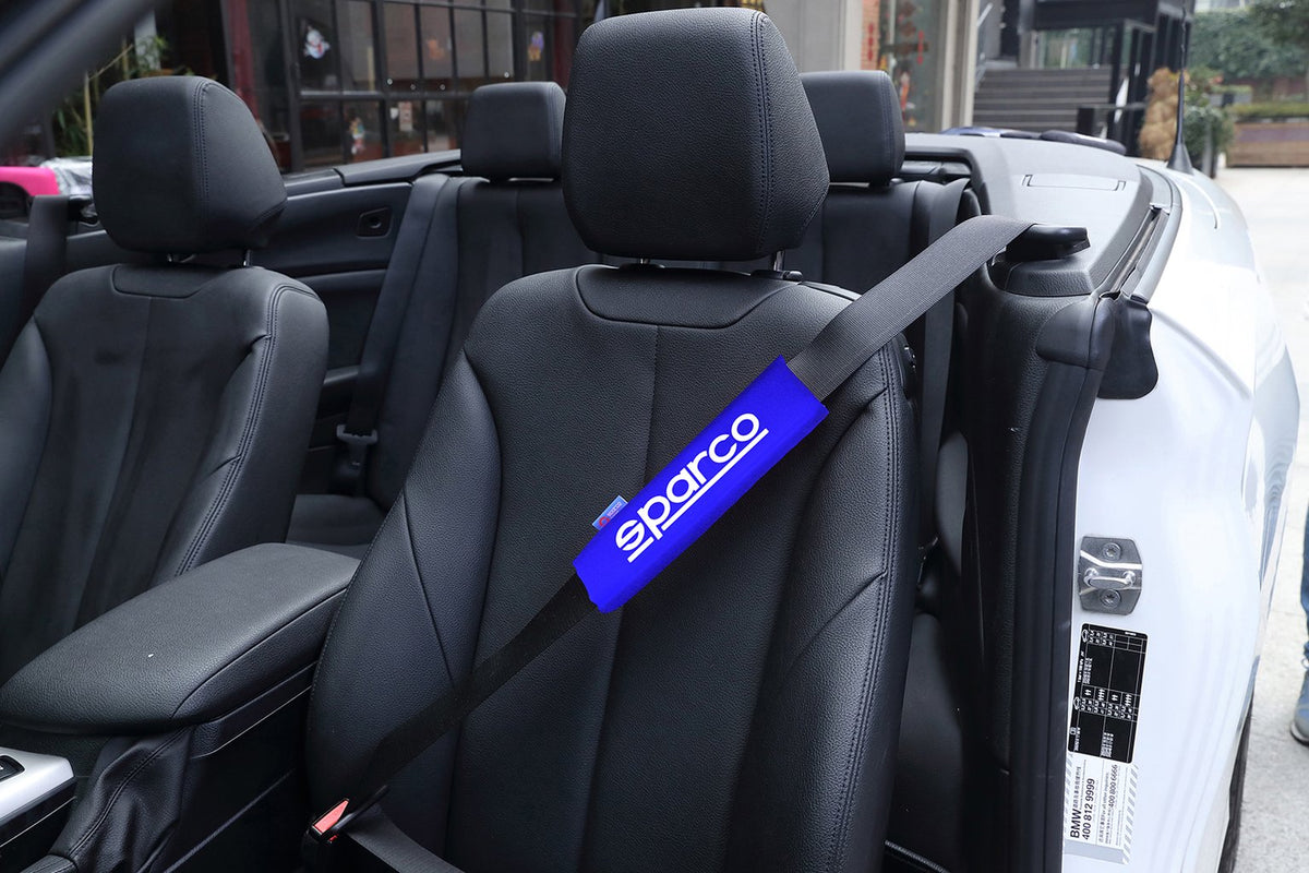 SPARCO Set 2 pezzi di cuscinetti passacintura SPC1204 universali per auto blu