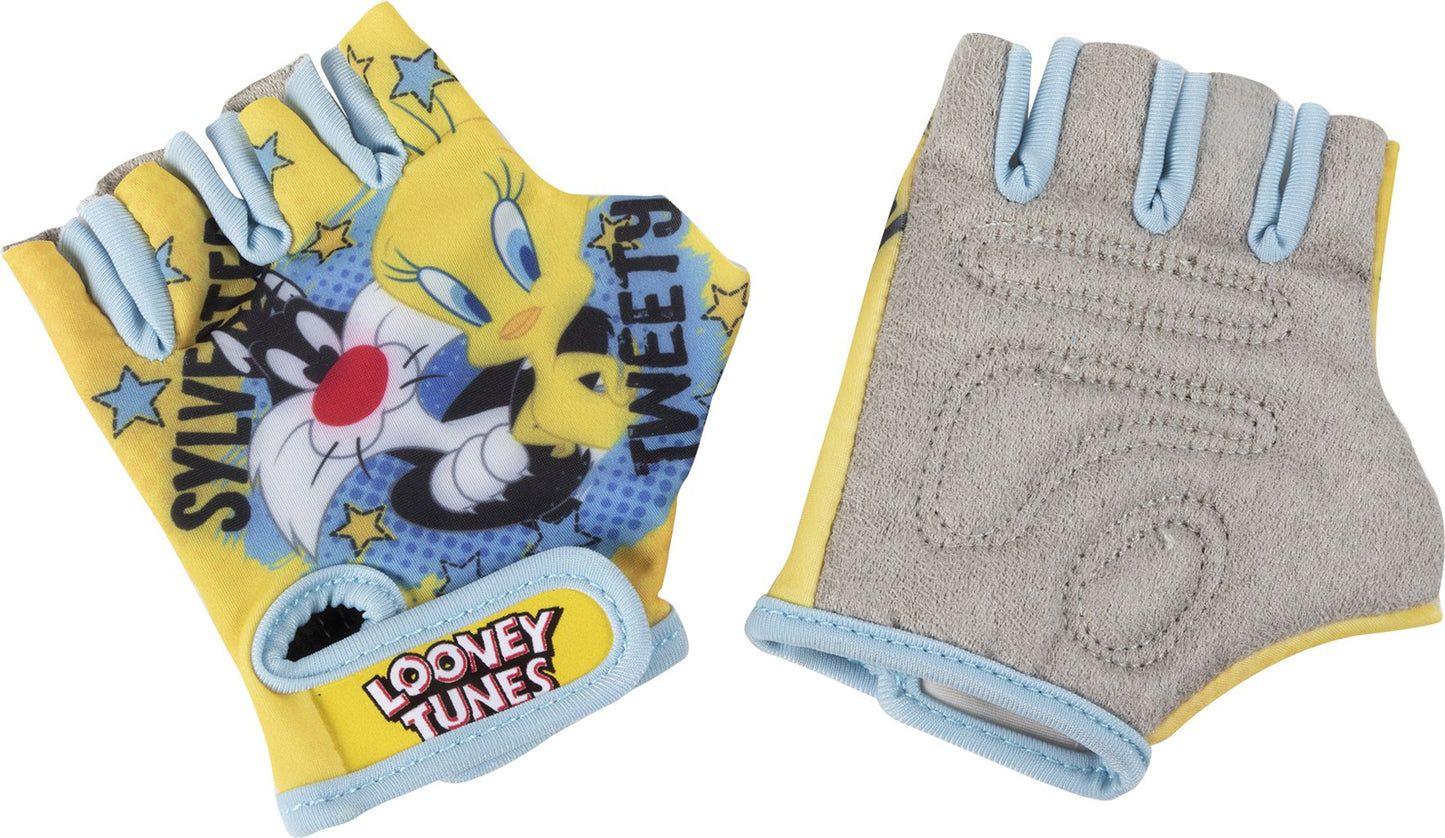 TATAWAY Warner Bros Coppia guanti bici bambino bambina Looney Tunes Titti
