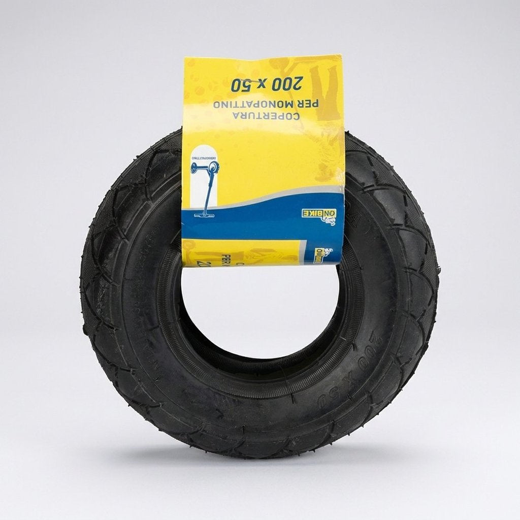 ON BIKE Copertura Monopattino 200x50 Pneumatico Ricambio Gomma Resistente