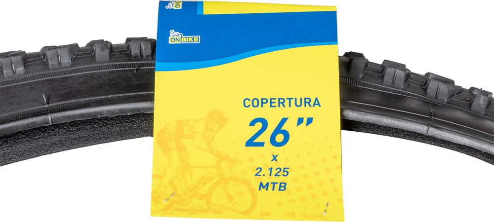 Copertura nera per ruota bici adulto,26 pollici x 2,125, sicura e resistente Mountain Bike