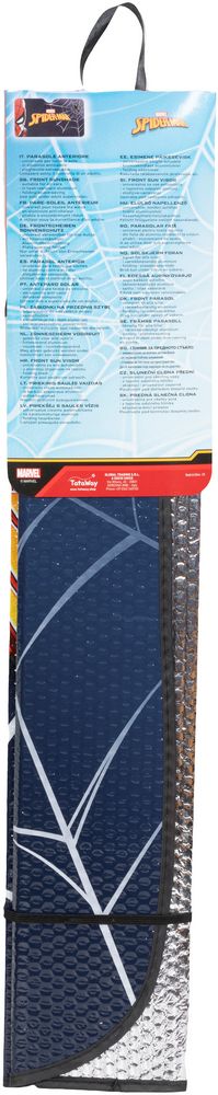 Parasole auto Spider-Man 130x70 cm Protezione parabrezza Marvel