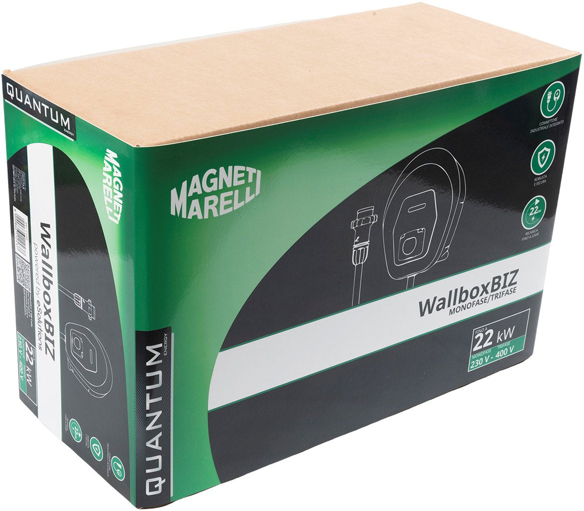 QUANTUM ENERGY Magneti Marelli Wallbox Biz Monofase/Trifase - caricatore