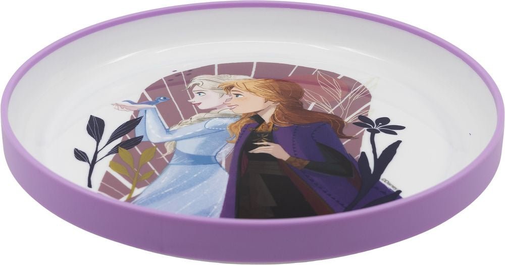 Piatto piano per bambine in plastica Frozen