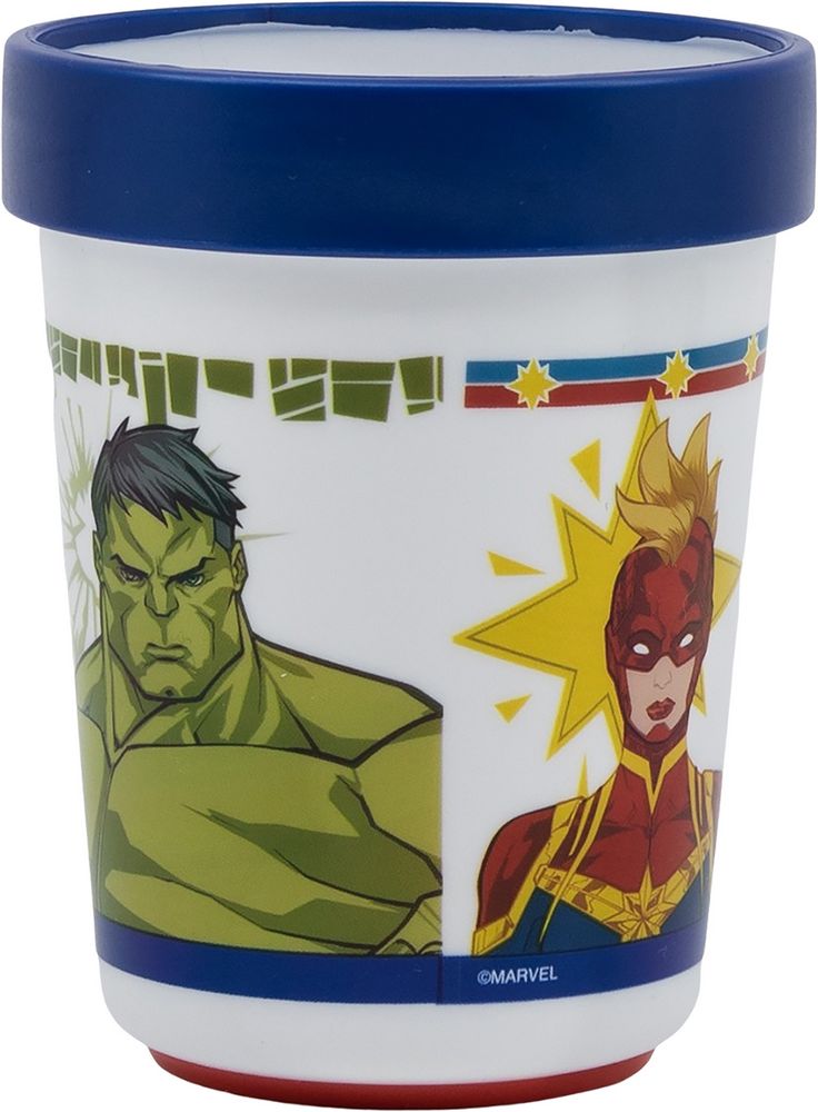 Bicchiere per bambini in plastica Avengers 260 ml