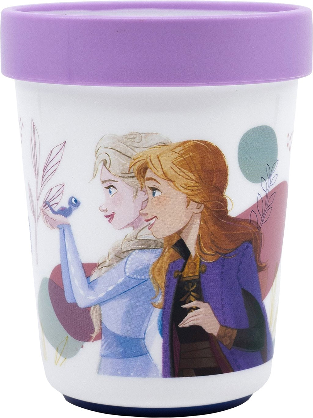 TATAWAY Disney Bicchiere azzurro per in plastica Frozen Elsa e Anna 260 ml