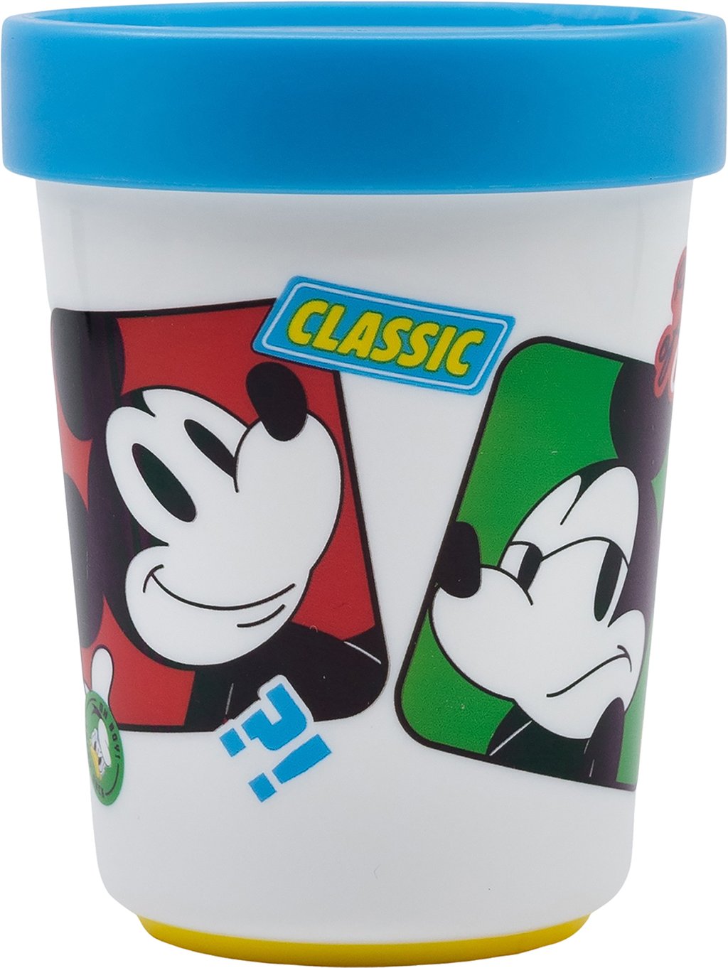 TATAWAY Disney Bicchiere azzurro per bambini in plastica Mickey Mouse Topolino