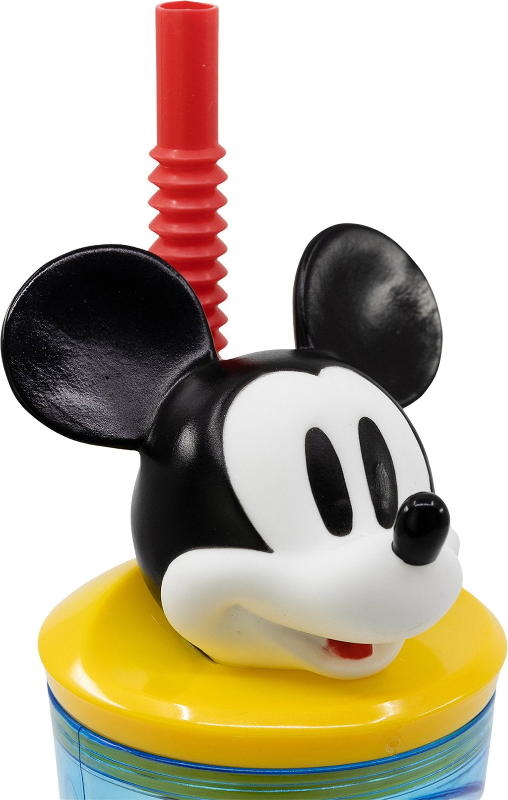 TATAWAY Disney Bicchiere azzurro per bambini in plastica riutilizzabile Mickey