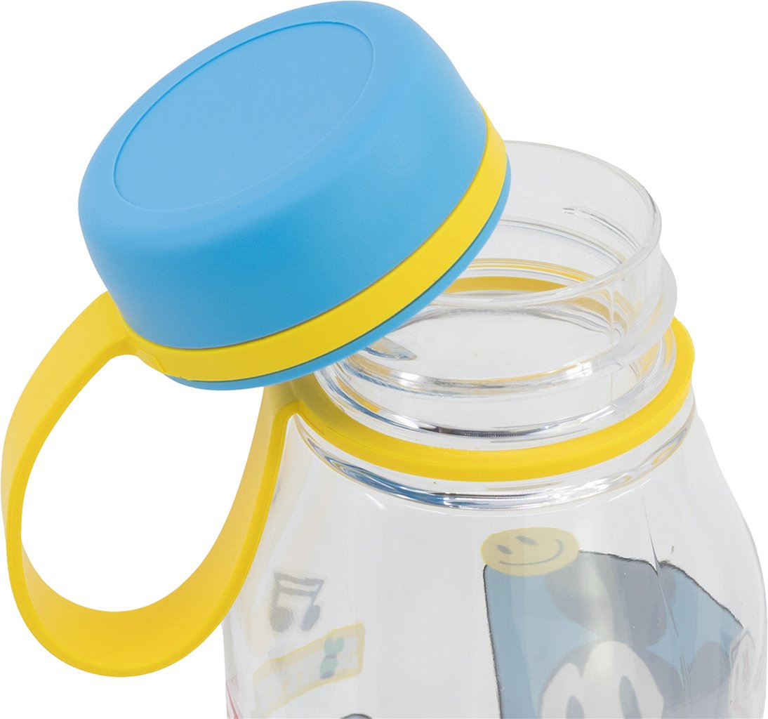 TATAWAY Disney Borraccia Ecozen trasparente per bambini in tritan Mickey Mouse