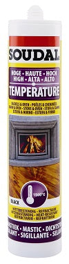 SOUDAL MASTICE REFRATTARIO CAMINETTI E STUFE ML.290 1500 GRA