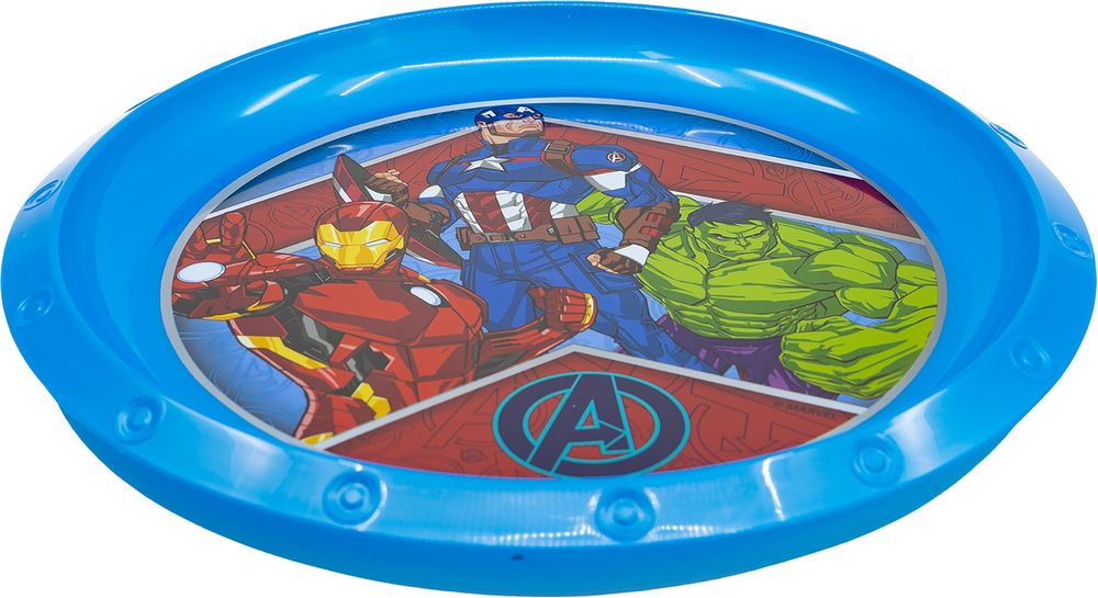 Piatto Piano in plastica Avengers Marvel