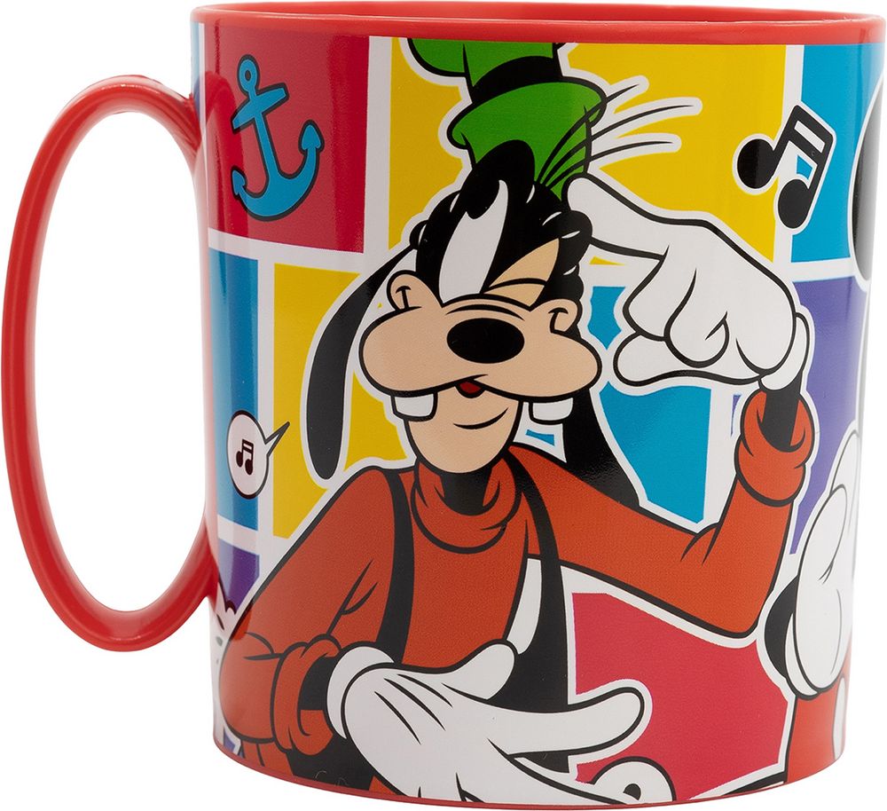 Tazza in plastica adatta a microonde Mickey Mouse Disney 350 ml