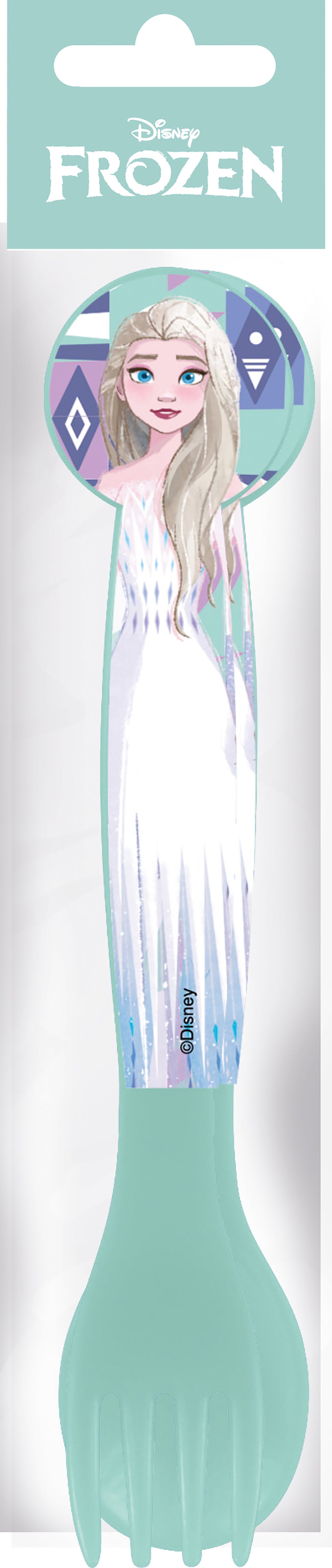 Set 2 posate in plastica Frozen Disney