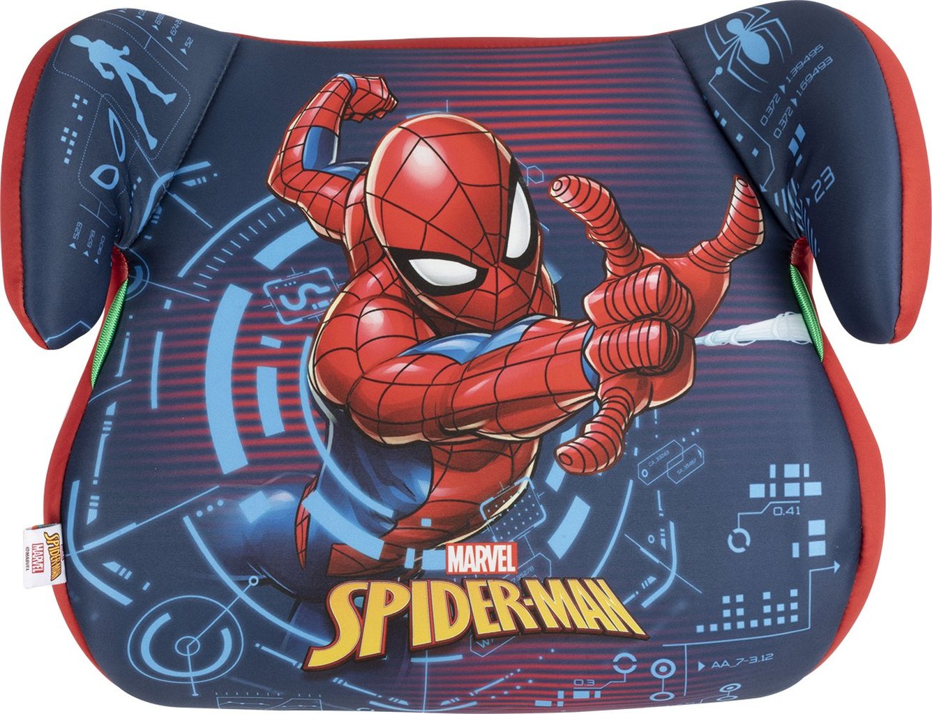 TATAWAY Marvel Spiderman Seggiolino Alzatina Auto Bimbi 125-150cm 6-12 Anni