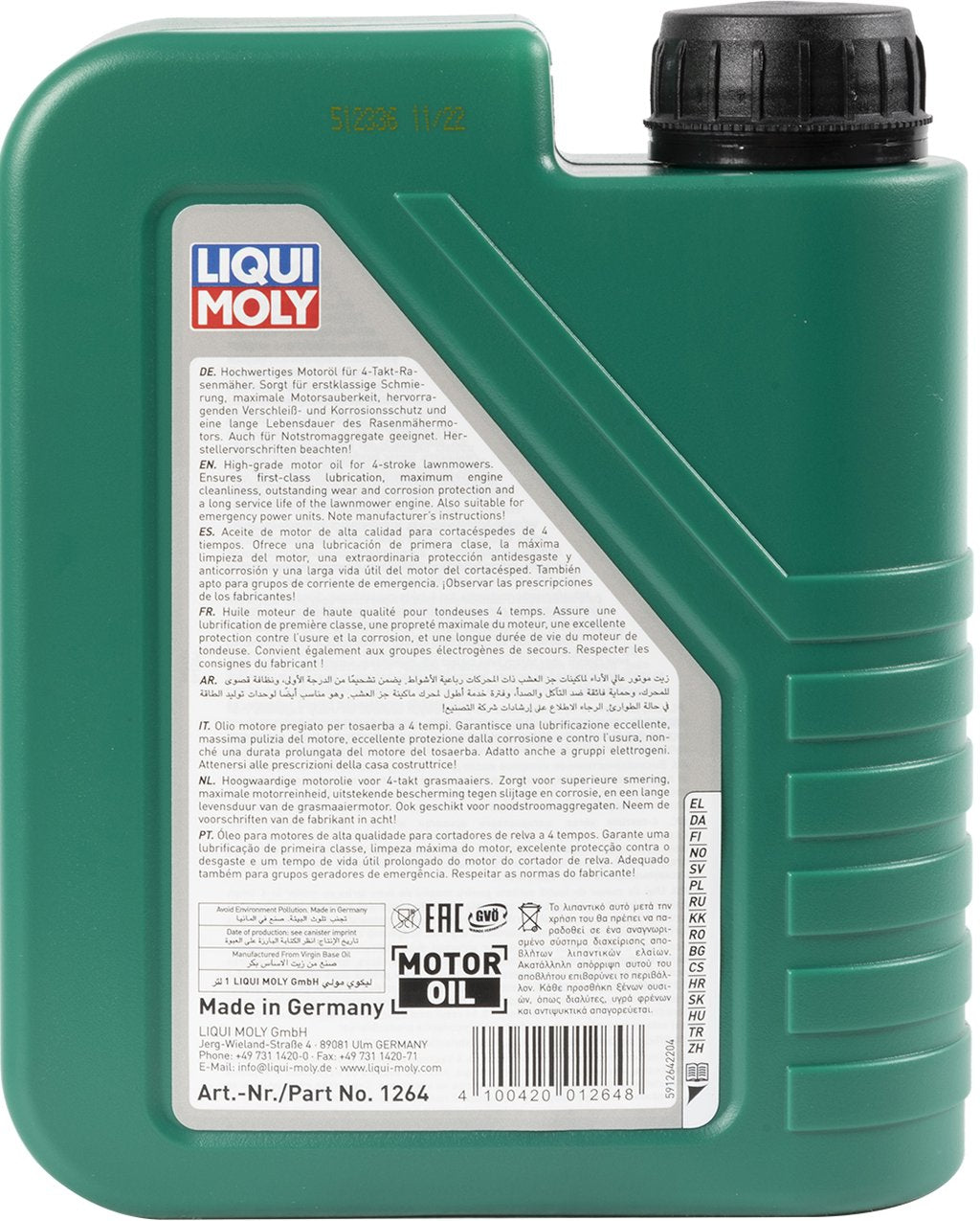 Olio per tagliaerba SAE 30 1L