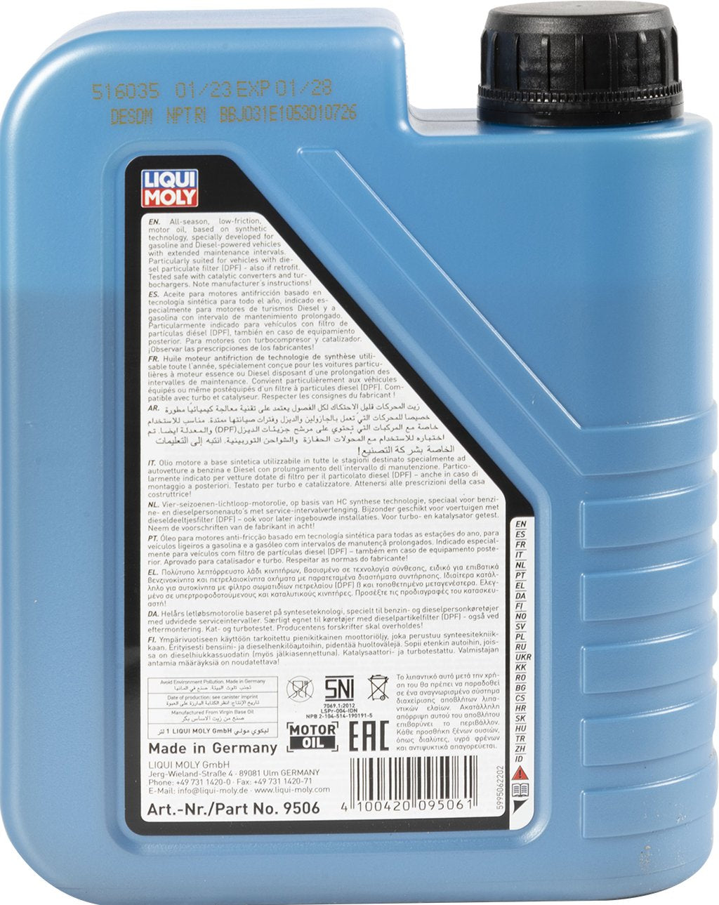 LIQUI MOLY Olio Lubrificante motore Longtime High Tech 5W-30 1L Accessorio