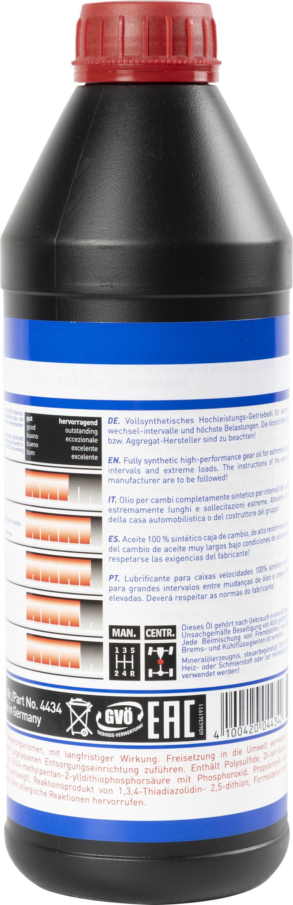 LIQUI MOLY Olio Lubrificante per cambi ad alto rendimento GL4+ SAE 75W-90