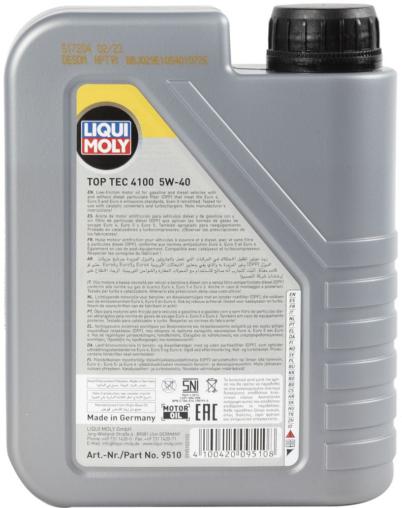 Olio motore Top Tec 4100 5W-40 1L