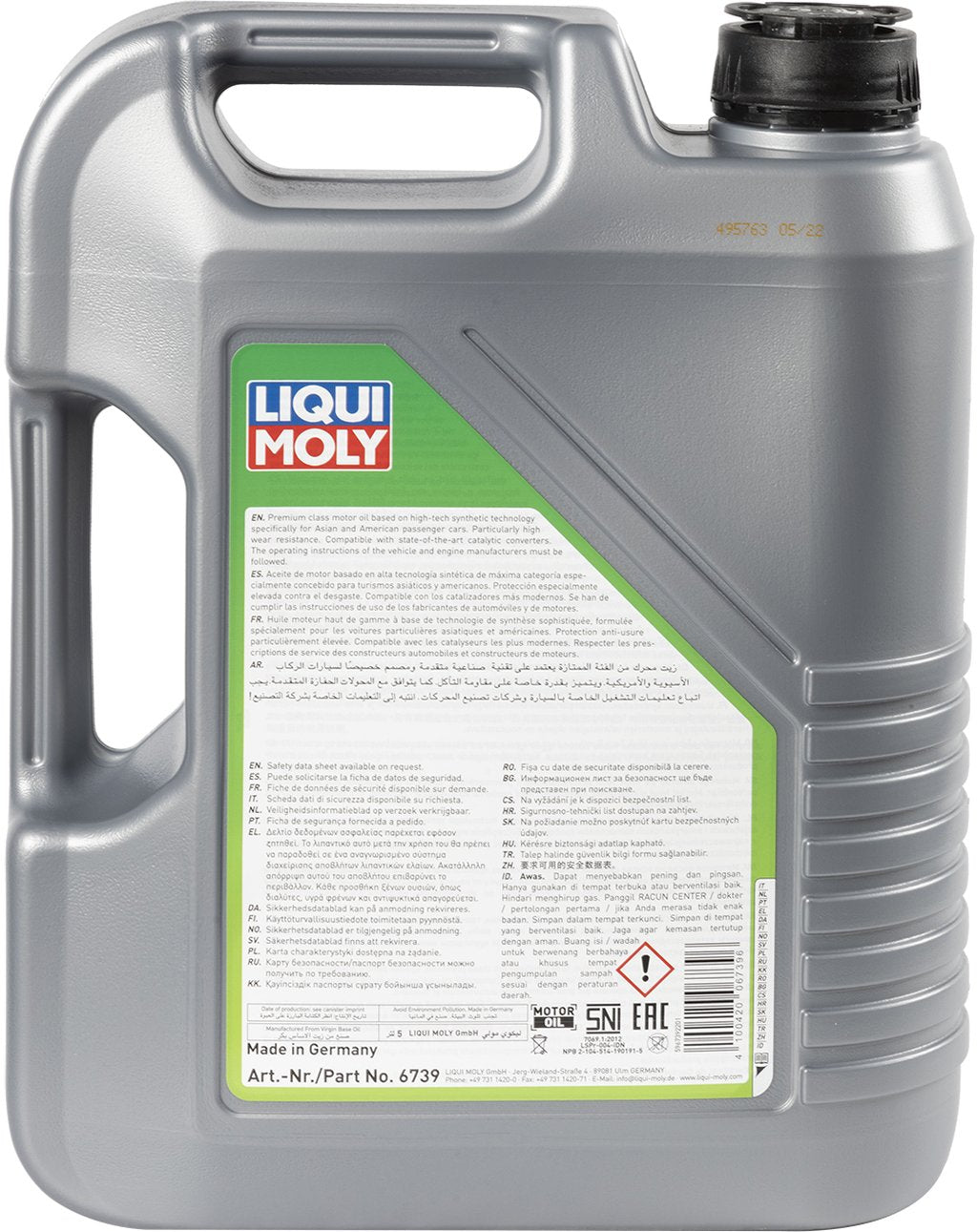 LIQUI MOLY Special Tec AA 0W-20 5L Accessorio Originale Uso Quotidiano Auto