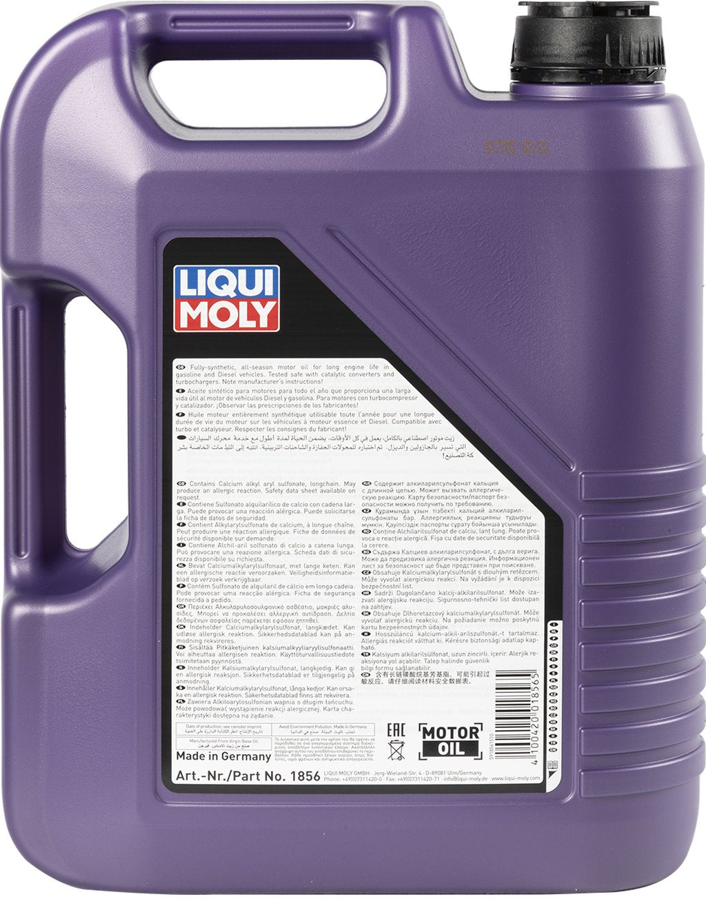 LIQUI MOLY Olio Lubrificante motore Synthoil High Tech 5W-40 5L Accessorio