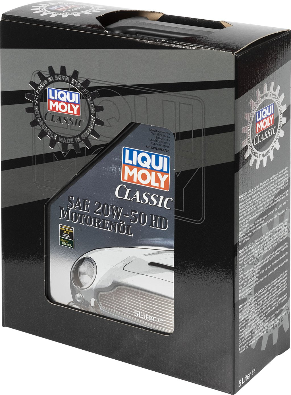 LIQUI MOLY Olio Lubrificante Motore Classic SAE 20W-50 HD 5L Accessorio