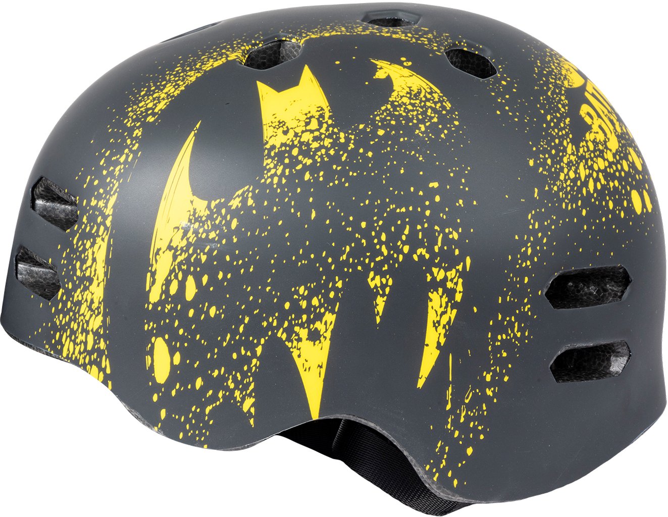 TATAWAY Casco street bambino supereroe Batman bici bicicletta 55-58 cm (taglia