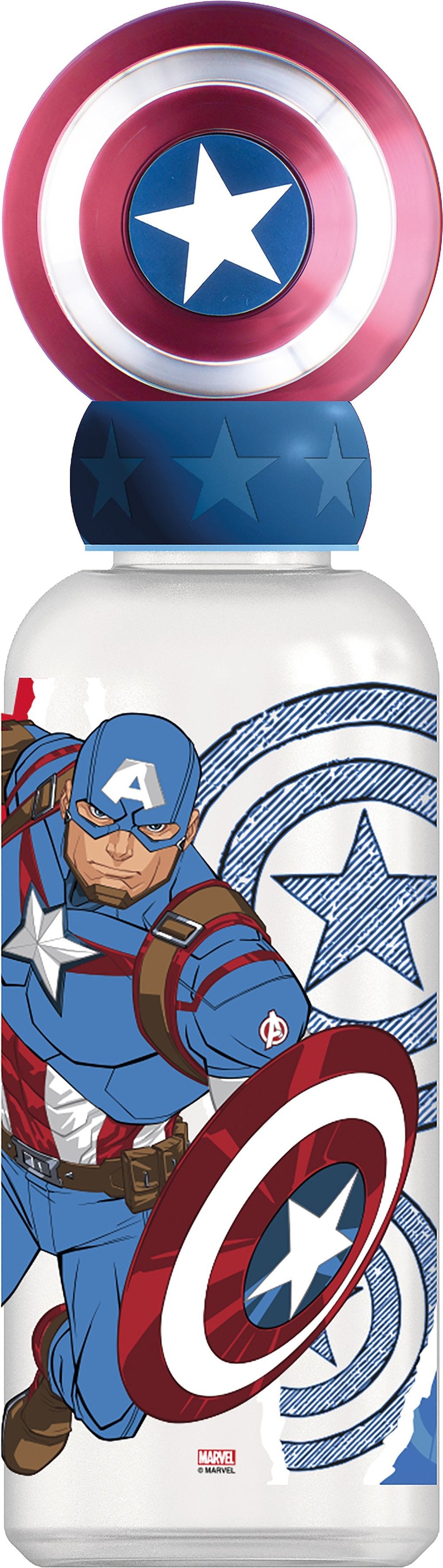 STOR Borraccia per bambini Originale Marvel con coperchio svitabile e decorato