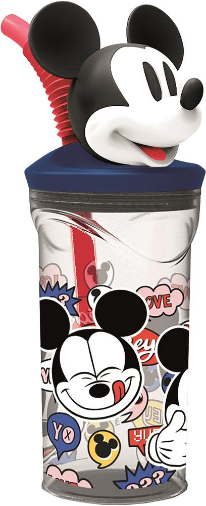 Bicchiere Bambini in 3D con grafica Disney Mickey Mouse da 360 ml
