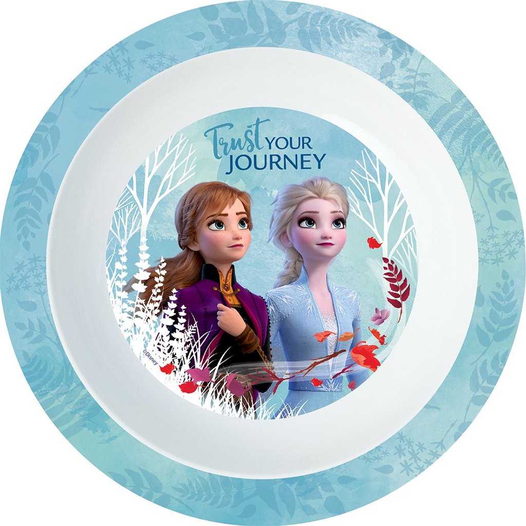 STOR Piatto Fondo Disney Frozen Originale da 20 cm in plastica rigida