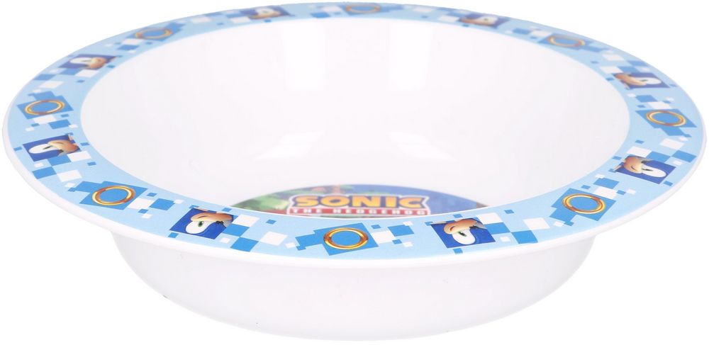 Ciotola Originale Sega Sonic in plastica alimentare per bambini piccoli.