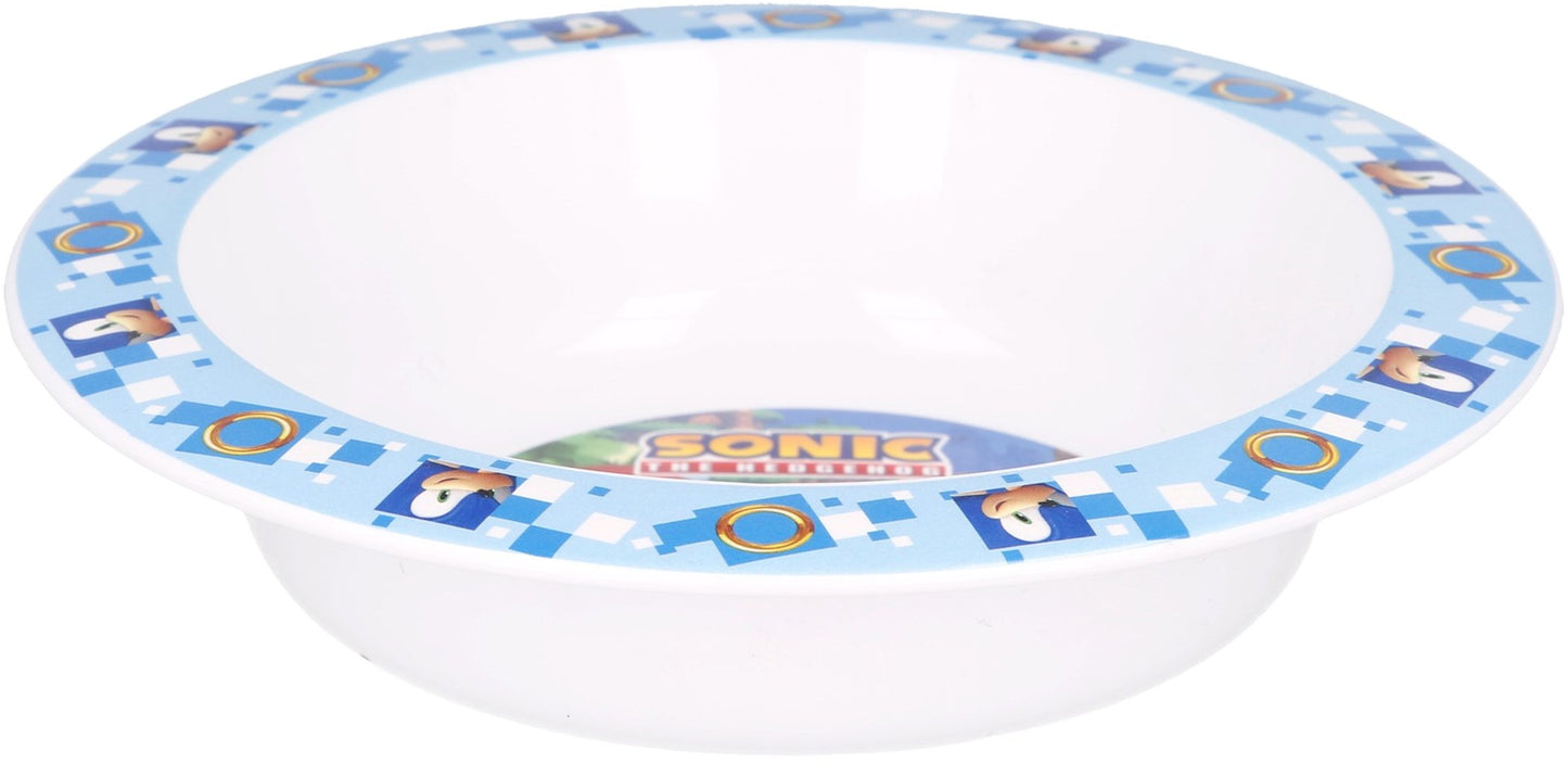 STOR Ciotola Originale Sega Sonic in plastica alimentare per bambini piccoli
