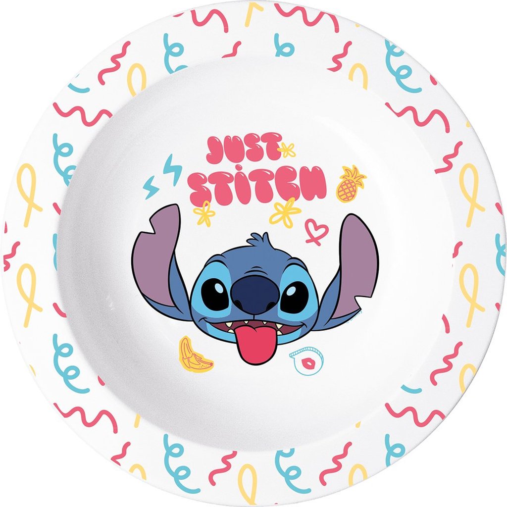 STOR Ciotola Originale Disney Stitch in plastica alimentare per bambini