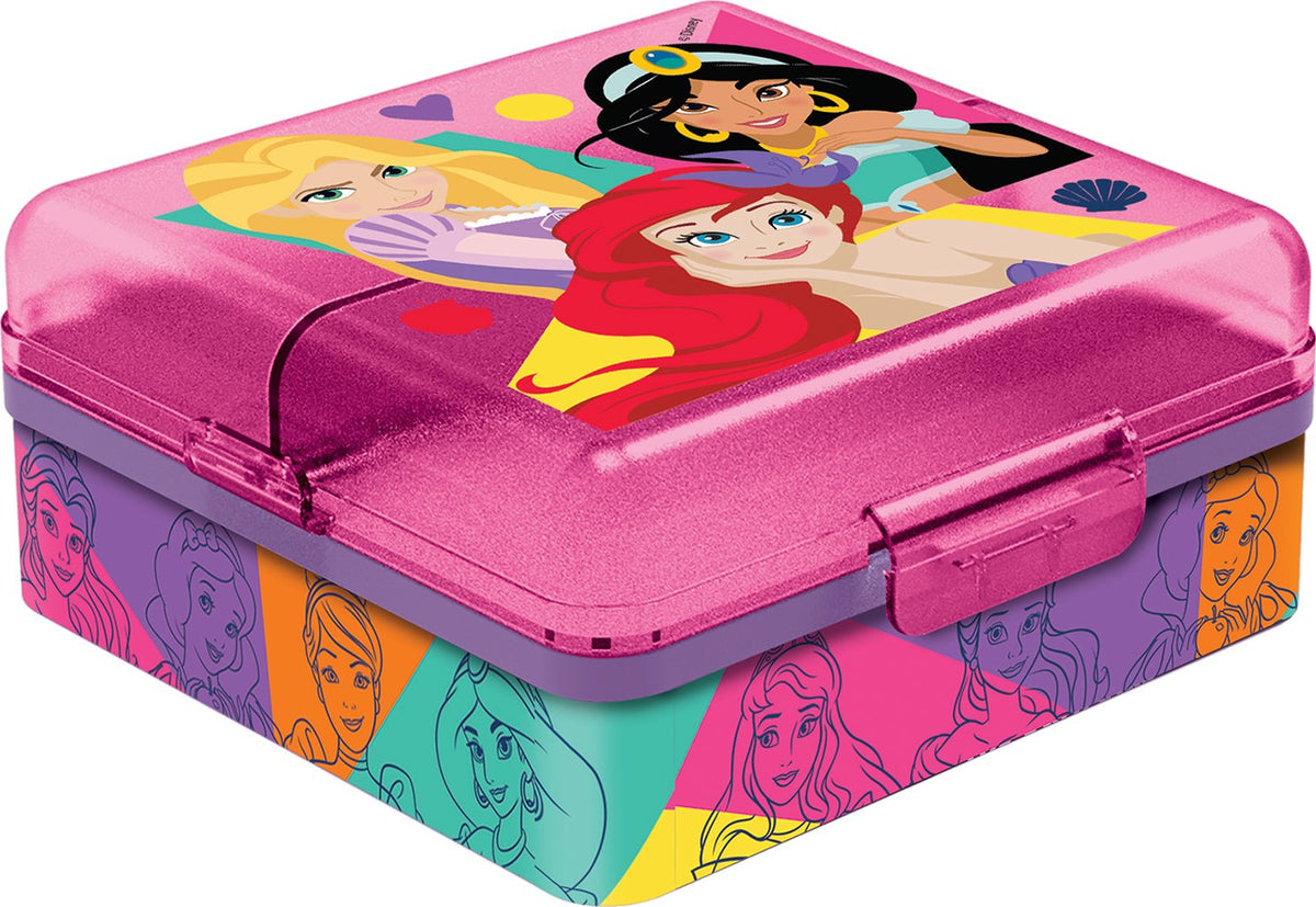 Tataway Sandwich Box Principesse Con Scomparti Per Merenda E Pranzo