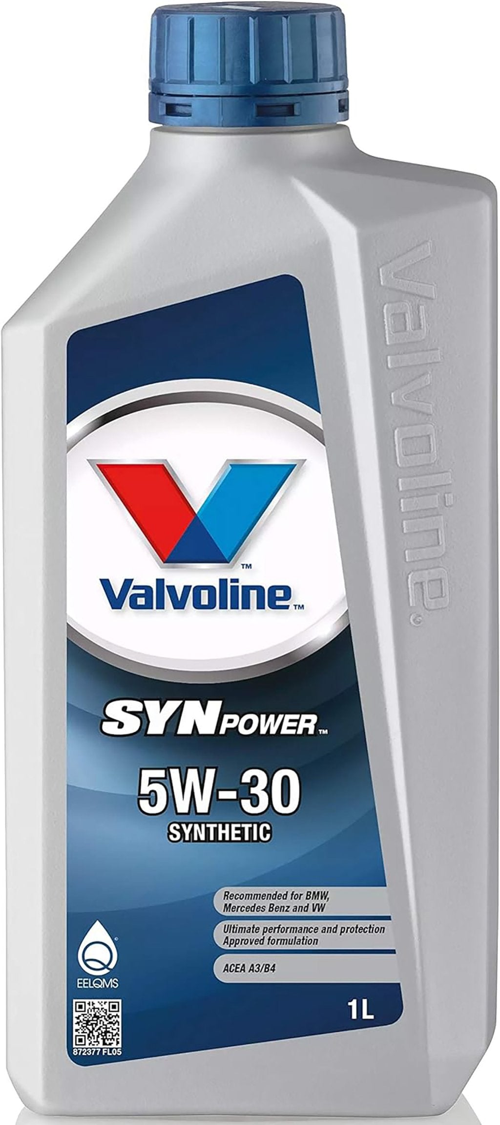 VALVOLINE Olio Lubrificante Motore SYNPower 5W-30 1L Auto Sintetico di prima