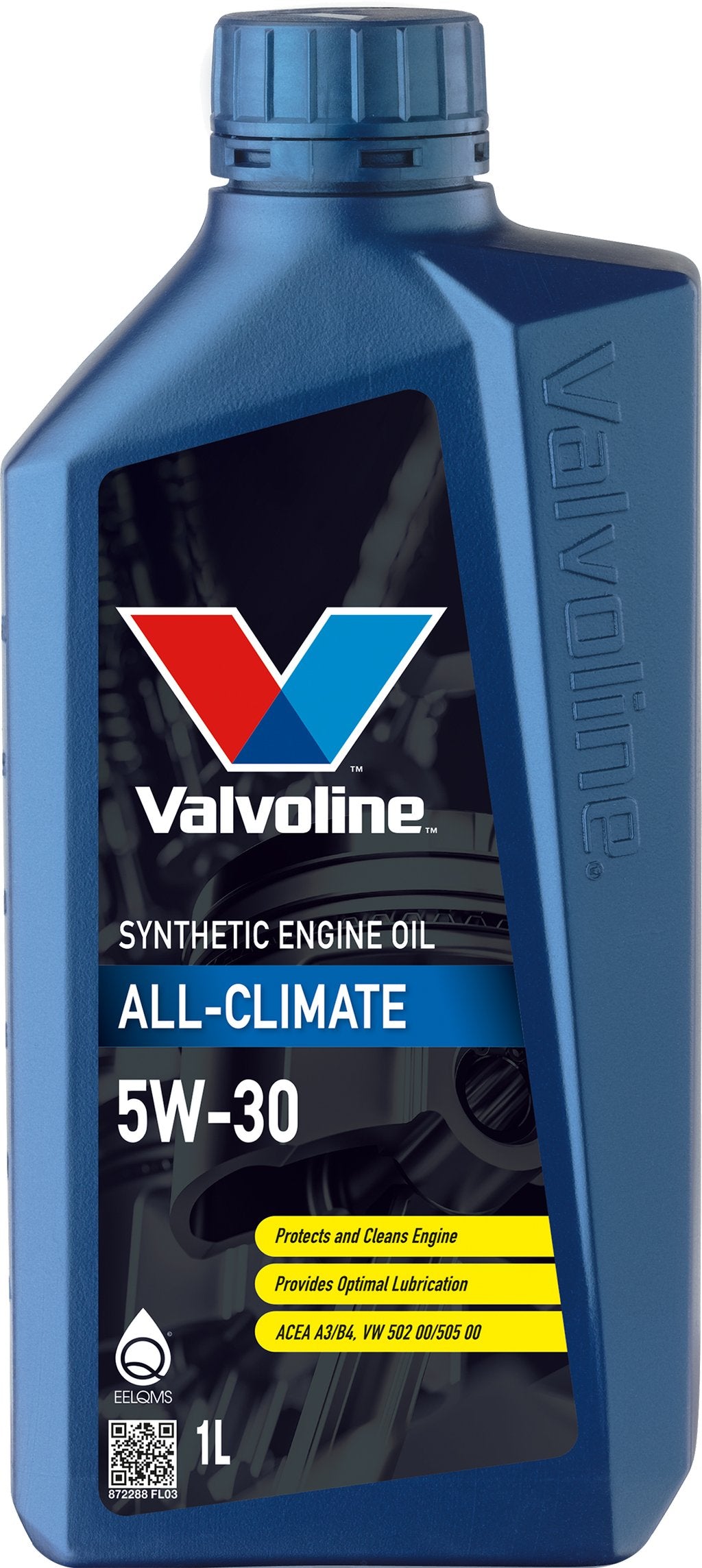 VALVOLINE Olio Lubrificante Motore All-Climate 5W-30 1L Auto Sintetico