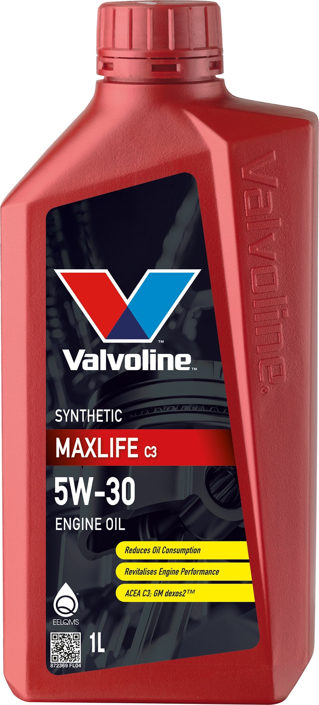 VALVOLINE Olio Lubrificante Motore MaxLife C3 5W-30 1L Lubrificatore Auto