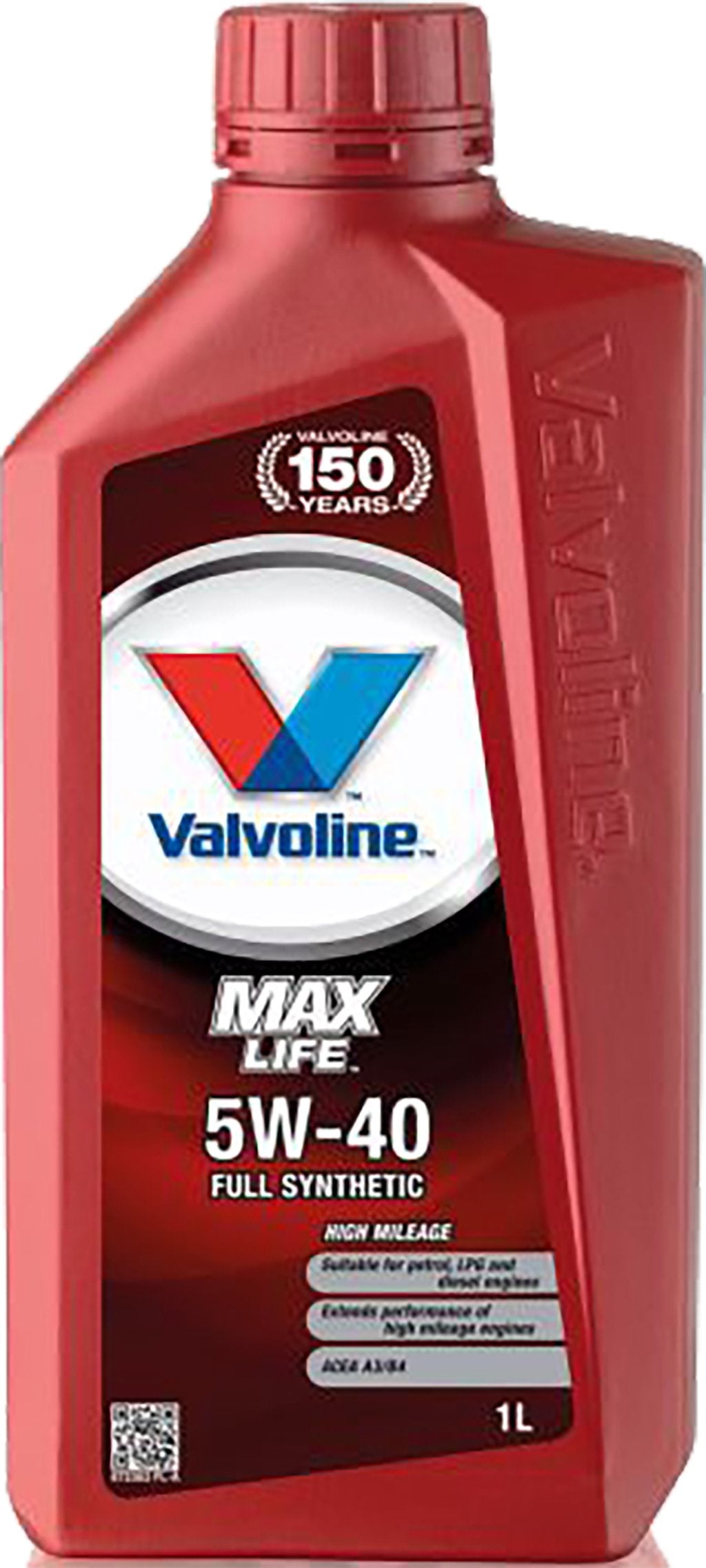 VALVOLINE Olio Lubrificante Motore MaxLife 5W-40 1L Auto Sintetico realizzato