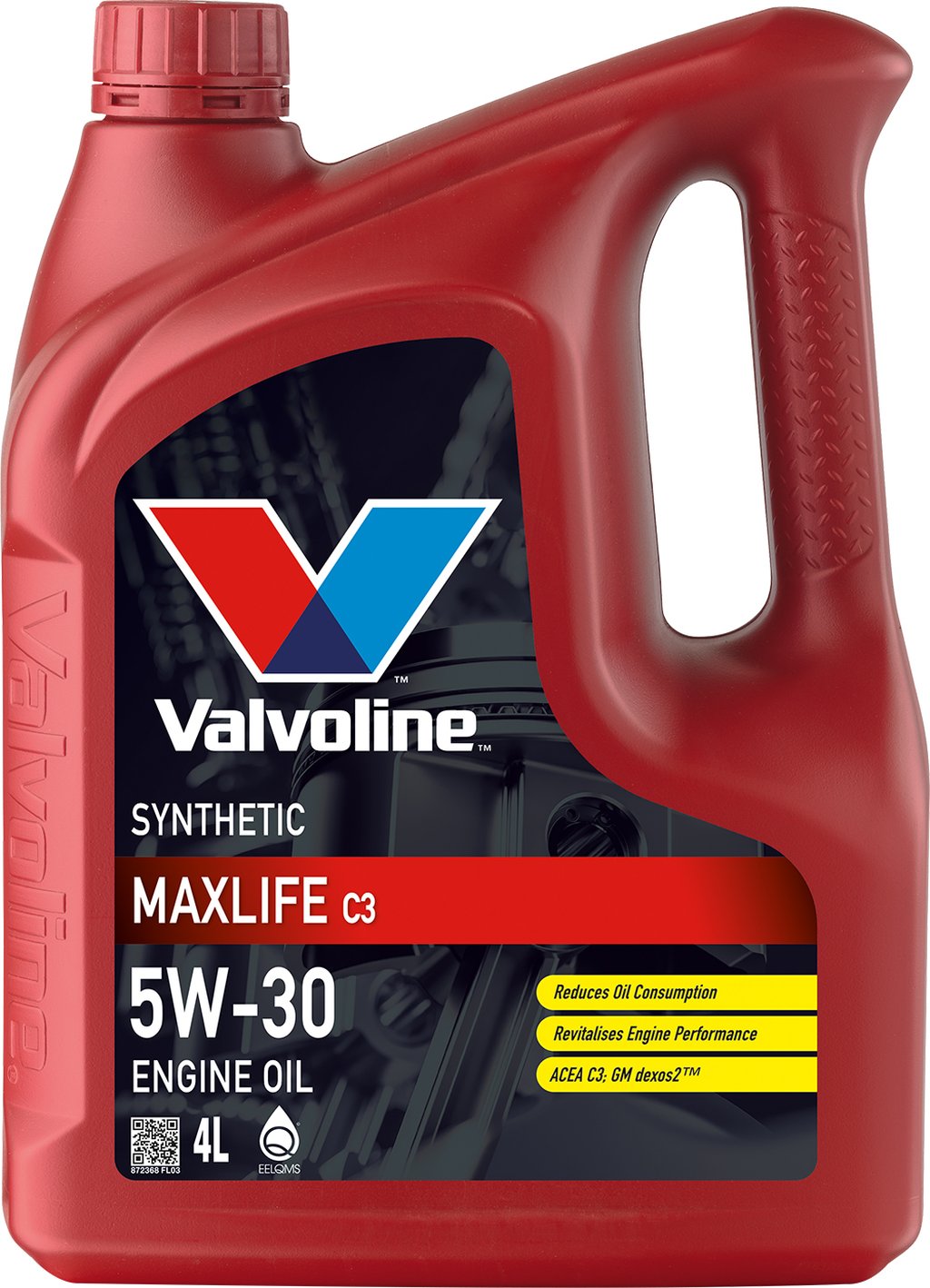VALVOLINE Olio Lubrificante Motore maxLife C3 5W-30 4L Auto Sintetico di alta